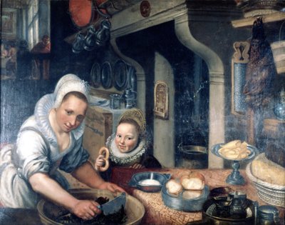 Dutch Kitchen by Unbekannt Unbekannt